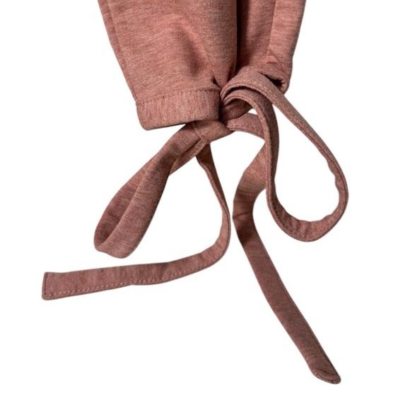 Gymshark Ark Tie High Waist Joggers Deep Blush Marl Pink Womens Size Small - Picture 6 of 13